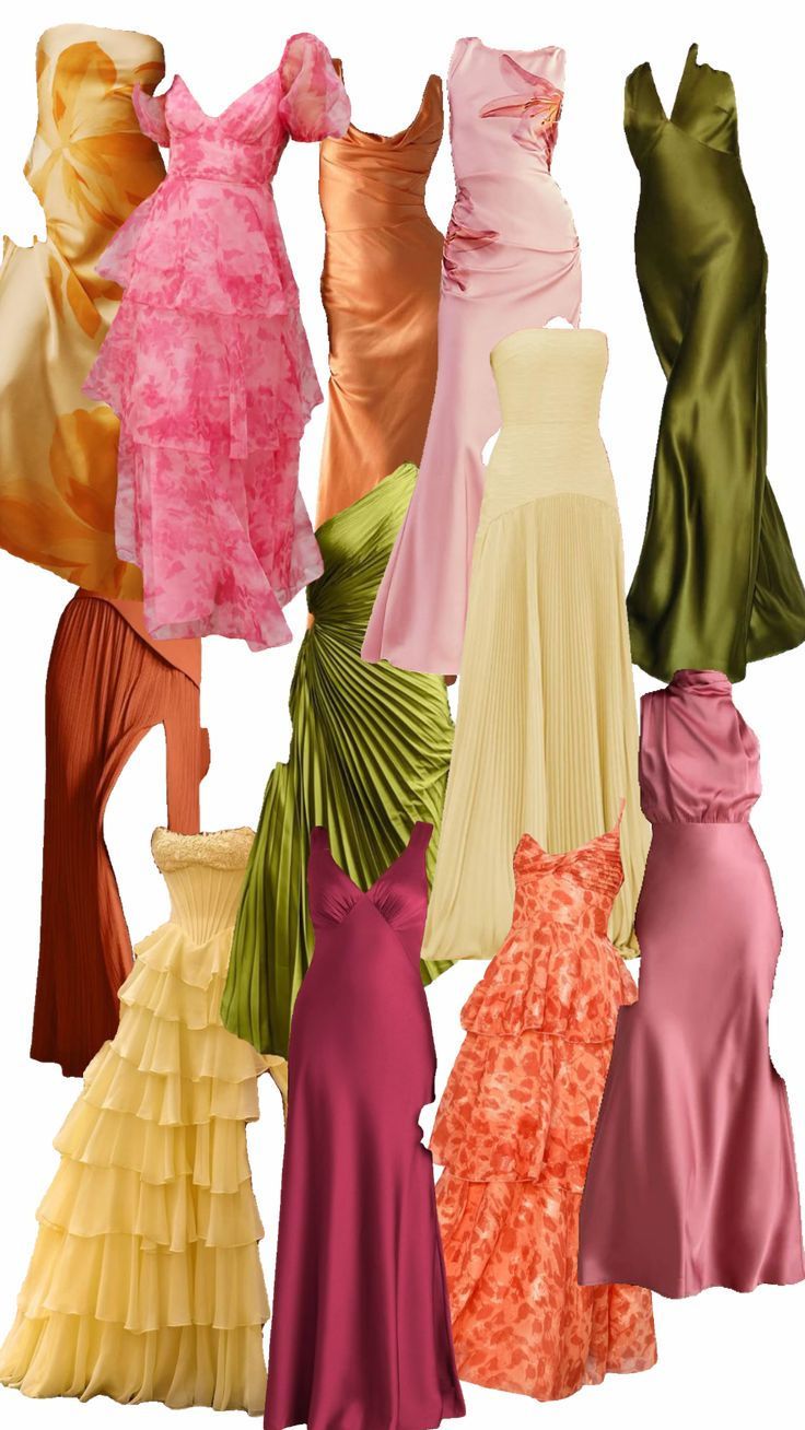 Inspiración de vestimenta formal colorida
